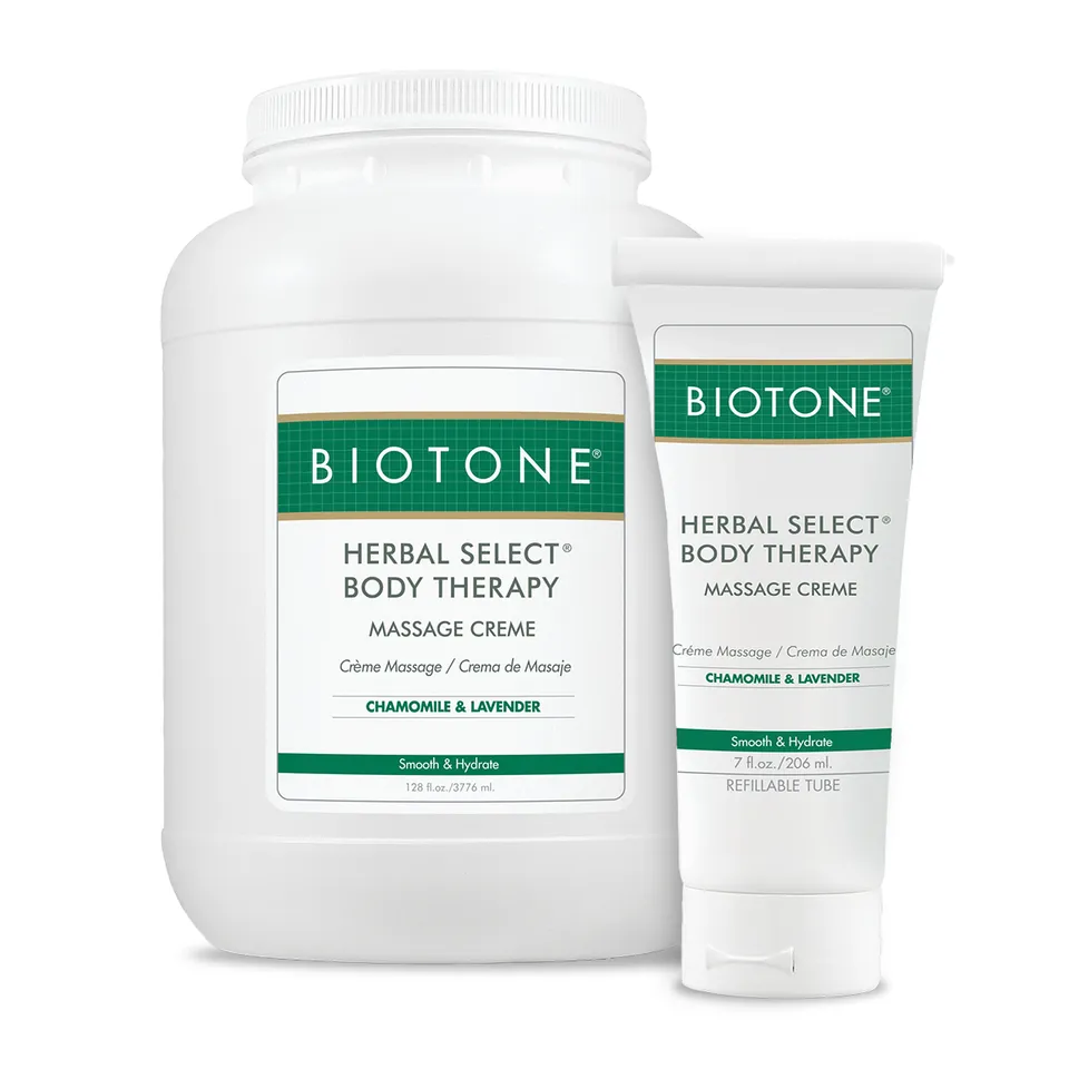 biotone-herbal-select-body-therapy-massage-creme-crema-de-masaje-herbal-con-alga image 1