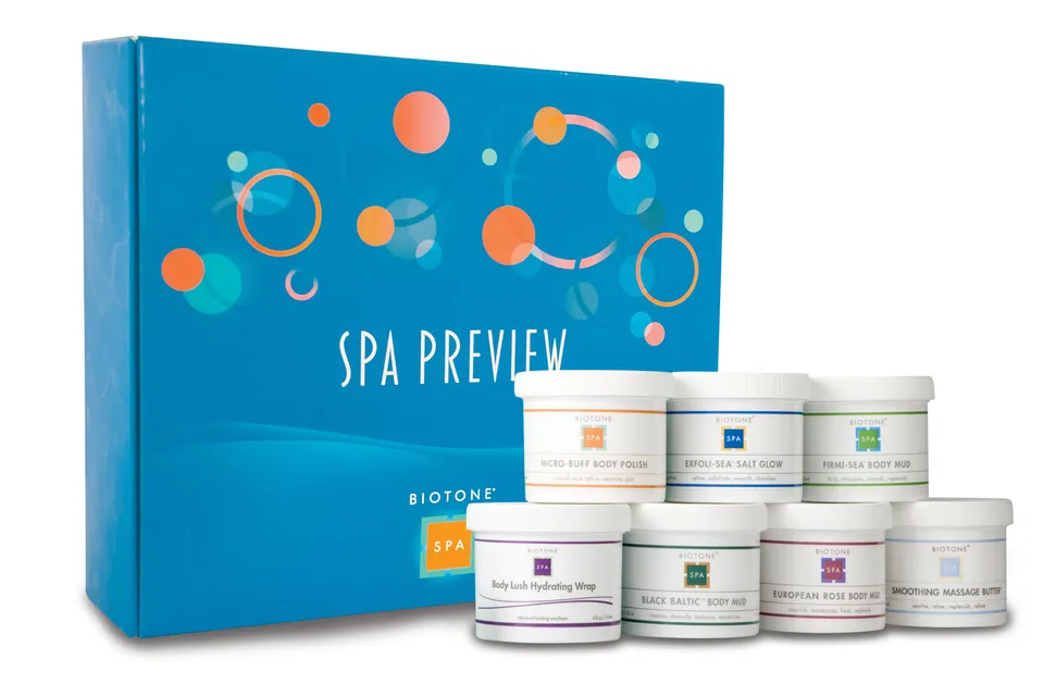 biotone-spa-preview-collection-kit-de-inicio-profesional-con-7-exfoliantes-barro image 1