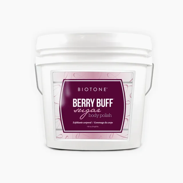 biotone-berry-buff-exfoliante-corporal-de-az-car-con-frambuesa-uso-diario image 1