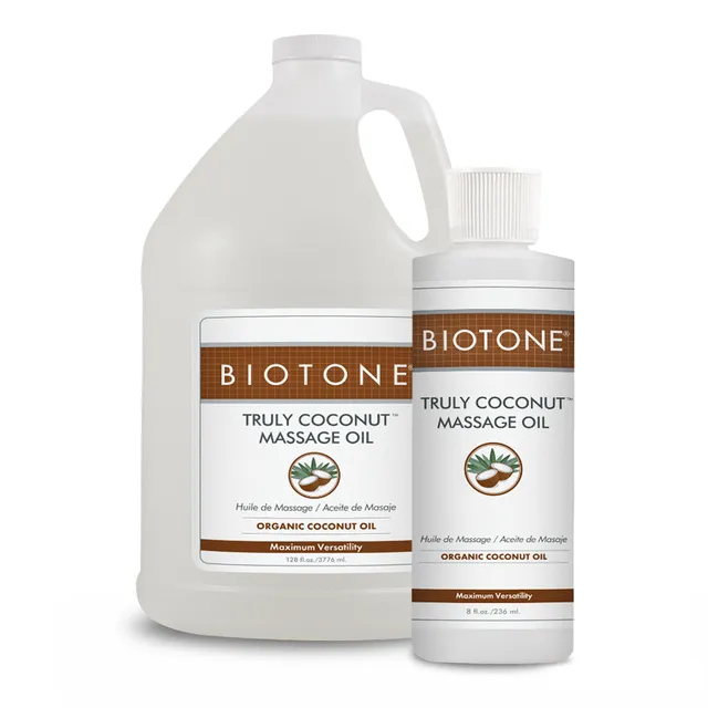 biotone-truly-coconut-aceite-de-masaje-de-coco-org-nico-deslizamiento-duradero-y image 1