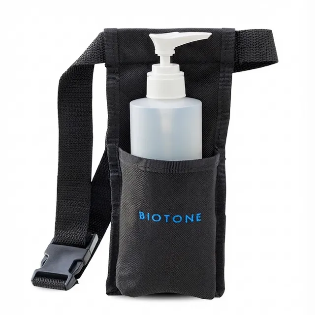 biotone-bottle-holster-negro-botella-8-oz-con-bomba-portabotella-de-masaje-para- image 1